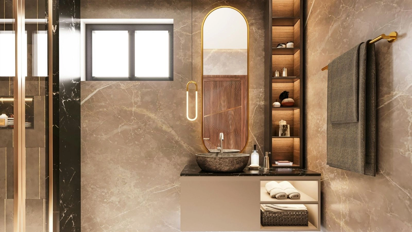 łazienka wykończona pod klucz